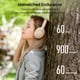 thumbnail image 5 of TOZO HT2 Hybrid Active Noise Cancelling Headphones, Wireless Over Ear Bluetooth Headphones, 60H Playtime, Hi-Res Audio Custom EQ via App Deep Bass Comfort Fit Ear Cups, for Home Office Travel Khaki, 5 of 5