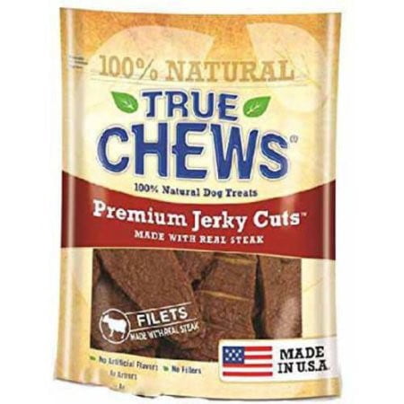 True Chews Premium Jerky Cuts Made with Real Sirloin Steak Dog Treats, 22