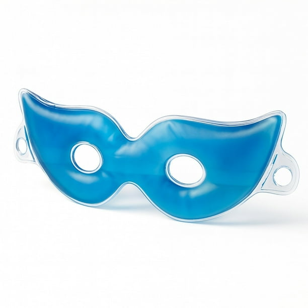Antifaz de Gel Terapia Frío-Calor para Ojos | Máscara Reutilizable Compresa de Gel | Alivio para Ojos Cansados, Hinchazón y Estrés Visual | Mascarilla Relajante con Banda Elástica