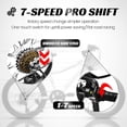 thumbnail image 3 of Ambifirner 20 Inch Mountain Bike Shimano 7-Speed Disc Brake Rear V-Brake with Front Suspension, 3 of 8