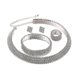 thumbnail image 4 of Collar con cruz pectoral ortodoxa rusa oriental, crucifijo, Jesús, cadena de cuerda, joyería de oración de bautismo, regalo para hombres y mujeres --- Código de producto 45676, 4 of 4