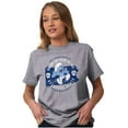 thumbnail image 3 of PA Keystone Map Shape Cool Smurfs Men's Graphic T Shirt Tees Brisco Brands S, 3 of 4