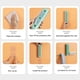thumbnail image 5 of Soporte para colgar ropa Bewildely montado en la pared plegable color Blanco, 5 of 6