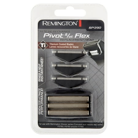 Remington Pivot & Flex Replacement Head Titanium Coated Blades
