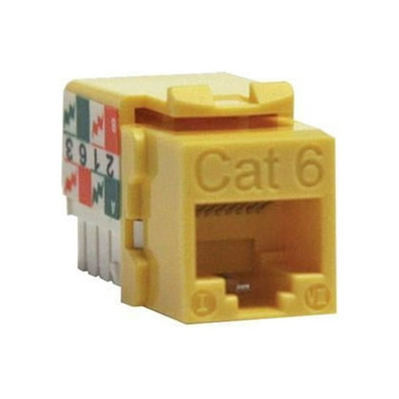 UPC: 0037332153586 | TRIPP LITE N238-001-YW Cat.6 110-punch Down Keystone Jack
