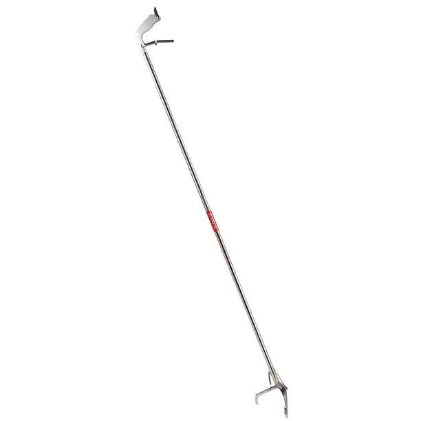 Snake Catcher Reptile Grabber Anti- Slip Catcher Mariscos Plegable Acero inoxidable Multipropósito Serpiente Pinzas Serpiente Clip Herramienta Du 150cm