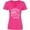 Hot Pink, variant on Inktastic Summer Vacation Mode Fort Walton Beach Florida Women's V-Neck T-Shirt