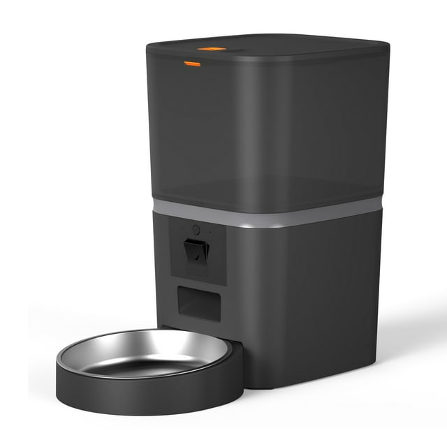 Comedero Inteligente Smart House WiFi Automático - Negro