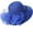Royal Blue-bowknot, variant on Women Organza Derby Sun Hat,Kentucky Fascinator Cocktail Tea Party Hat Flower Church Wedding Bridal Straw Caps