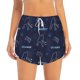 thumbnail image 2 of Balery Hockey Players Pantalones cortos deportivos para mujer con forro y dos bolsillos, elásticos, para entrenamiento, gimnasio, yoga-Small, 2 of 7
