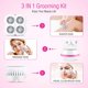 thumbnail image 3 of Afeitadora eléctrica 3 en 1 para mujer, sistema masajeador facial, cepillo facial de limpieza para pierna cara cuerpo labios brazo Ormromra LL-1167, 3 of 7