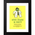 thumbnail image 2 of National Institutes of Health 13x18 Black Modern Framed Museum Art Print Titled - Never Pipette by Mouth, 2 of 5