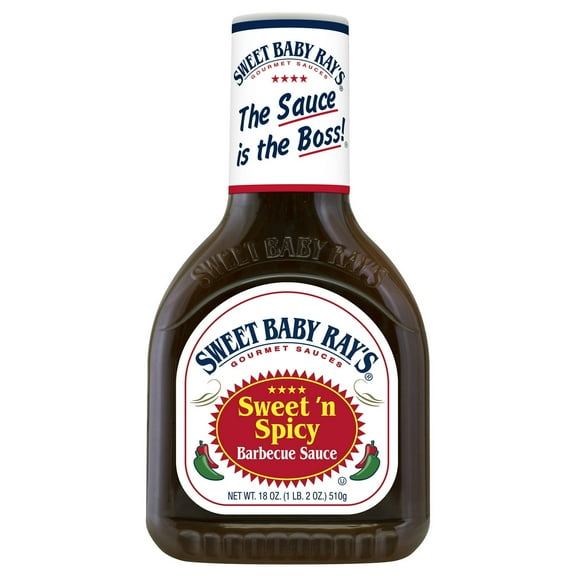 Sweet Baby Ray's Sweet 'n Spicy Barbecue Sauce 18 oz (Pack of 2)