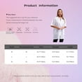 thumbnail image 5 of Sxiwei Adult Salon Client Smock Waterproof Short Sleeve Front Zipper Barber Jacket Gown Robe White XL, 5 of 5