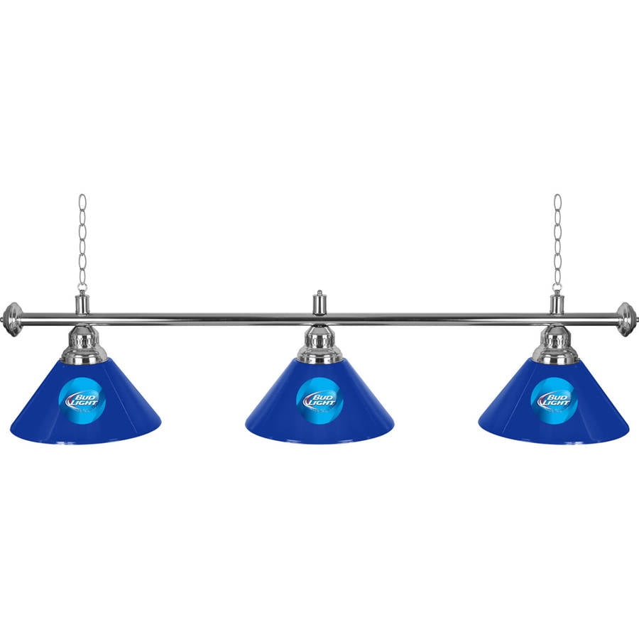Bud Light 3Shade Billiard Pool Table Lamp