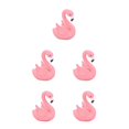 thumbnail image 3 of Cateissary Flamingo Decor Rosa Plástico Ligero Alta Impermeable Aplicación exquisita Chic Amplia aplicación Decoraciones para pasteles Type2 NO2, 3 of 6