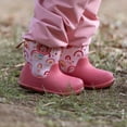 thumbnail image 6 of JAN & JUL Kid Girls Waterproof & Lined Snow Boots (Pink Rainbow, Size 12 Little Kids), 6 of 6