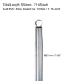 thumbnail image 2 of Unique Bargains 2pcs PVC Spring Tube Bender 27mm OD 550mm Long PVC Bender PVC Pipe Bender, 2 of 6