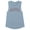 Stonewash Denim, variant on Pink Arched Mama Women's Muscle Tank Small Antique Gold