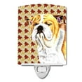 thumbnail image 1 of Carolines Treasures SC9214CNL Bulldog English Fall Leaves Portrait Ceramic Night Light, 1 of 1