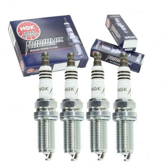 4 pc NGK Iridium IX Spark Plugs compatible with Nissan Sentra 1.8L 2.5L L4 2000-2006