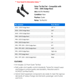 thumbnail image 2 of Outer Tie Rod Set - Compatible with 1995 - 2005 Dodge Neon 1996 1997 1998 1999 2000 2001 2002 2003 2004, 2 of 2