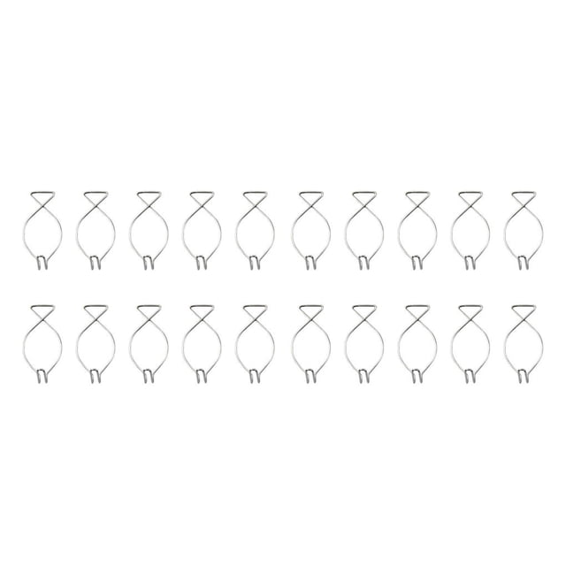 Advancent 10 piezas Ganchos para azulejos de techo Fácil instalación flexible Resorte automático Diseño simple Letrero colgante Techo F5 F2 estereoscópico 2piezas Advancent CBP456287