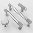 thumbnail image 7 of HDJNal Set of 6 pcs, Knurled Cabinet Drawer Knobs,Modern Brushed Satin Nickel T Shape Bar Knob, Drawer pulls for Kitchen,Cupboard, Wardrobe, Dresser,Cabinet Hardware 128mm, 7 of 7