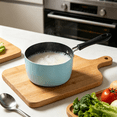 thumbnail image 7 of ACDANC 2026 New Milk Pan,Small Saucepan Cookware Butter Warmer,Sauce Pan Soup Pot,Sauce Pan for Outdoor Top Breakfast,Induction Cooker Blue,For Cooking,Breakfast,Indoor,Outdoor,Camping, 7 of 7