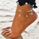 thumbnail image 1 of Tobillera Boho Beach con dijes en capas para damas y niñas, 1 of 4