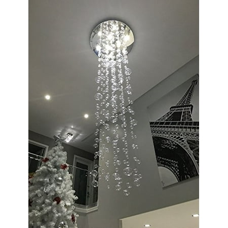 Siljoy Modern Contemporary Chandelier Lighting Bubble Glass Siljoy Modern Contemporary Chandelier Lighting Bubble Glass Suspension Ceiling Lamp W36 X H112