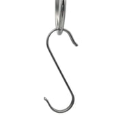3.5 Flat S-Hooks, 2 Hooks, Zinc, Peerless Chain Company, #4735239C