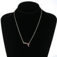 thumbnail image 2 of Xiao Hua Retro Simple Necklace Fashion Jewelry Sweater Necklace Handmade Necklace, Gold, 2 of 5