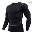 thumbnail image 2 of Minnieouse Ropa interior térmica para hombre, medias elásticas de secado rápido, ropa deportiva de manga larga para esquiar y correr, motocicleta, Camisetas L Nuevo estilo Minnieouse AP013385-49, 2 of 6