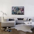 thumbnail image 2 of ARTCANVAS Butterfly Colorful Painting Home decor Canvas Art Print - Size: 40" x 26" (0.75" Deep), 2 of 9