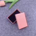 thumbnail image 1 of Thickened Kraft Paper Jewelry Packaging Box Necklace Ring Storage Gift Box High-end Diamond Patterned Jewelry Box, 1 of 4