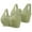 2Green, variant on GERsome 2 Pack Womens Front Closure Bras Post Surgical Bra for Women Full Coverage Wireless Comfort Everyday Bras S-4XL