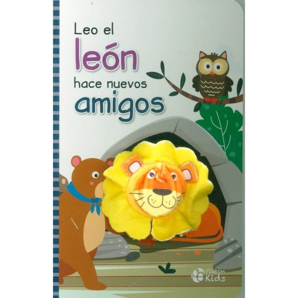 Libro Leo El Leon Hace Nuevos Amigos. (libro Con Titere) Tapa Blanda, Autor Pluton Kids, Editorial Pluton Kids