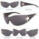 thumbnail image 3 of Gafas de sol Y2k NQ sin montura deportivas envolventes para mujer y hombre, 3 of 5