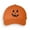 Orange/Black Design, variant on Halloween Pumpkin Face Hat – Jack O’ Lantern Dad Hat Spooky Season Cap 6 Panel Unstructured Buckle Closure Made To Order With Love