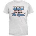 thumbnail image 1 of Dad The Man The Myth The Legend Mens T Shirt White 2XL, 1 of 1