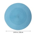 thumbnail image 2 of 4Pcs Heat Insulated Pads Anti slip Kitchen Tableware Pads Table Coasters (Blue), 2 of 8