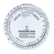 C-Thru Circular Proportional Scale, 6"