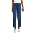 Lands' End Women's Tall Starfish High Rise Pull On Knit Denim Straight