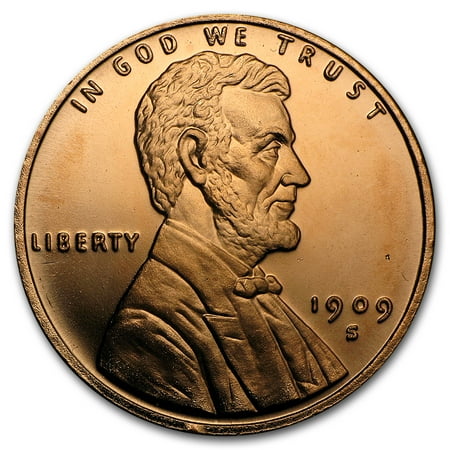 - 1 oz Copper Round - Lincoln Wheat Cent