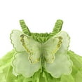 thumbnail image 3 of AMERTEER Robe Bébé Fille 3D Papillon Froncée Sans Manches Superposée Cami Été Vêtements Décontractés Robe Princesse, 3 of 6