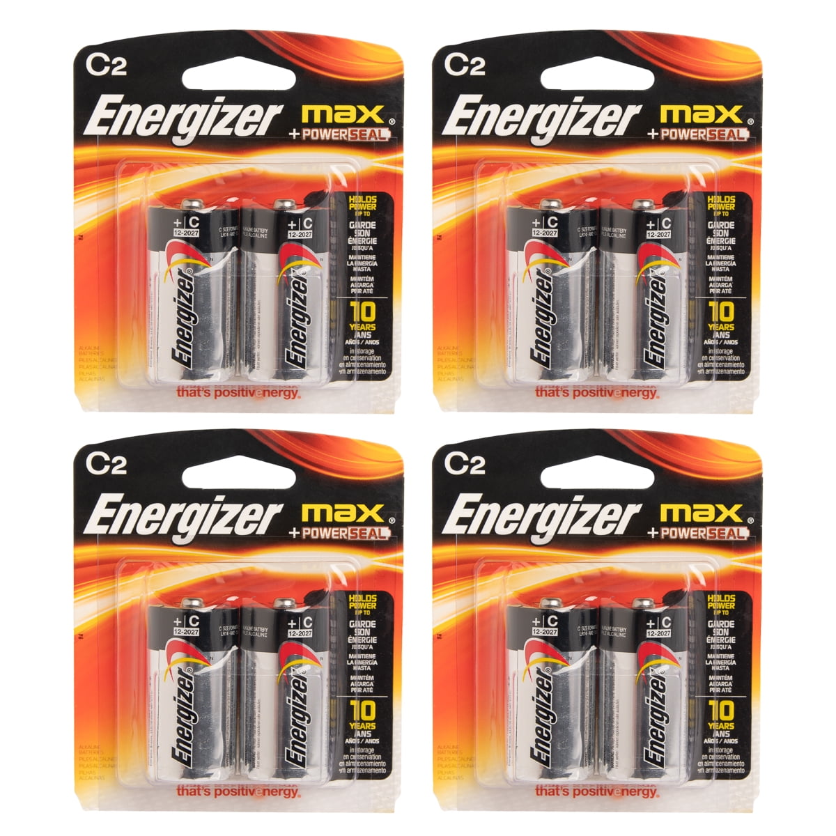 Energizer (8 Pack) C Batteries Alkaline Batteries C Size Battery C