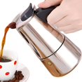 thumbnail image 1 of Cafetera Moka DeeKleen de acero inoxidable de 6 tazas, 1 of 9