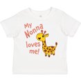 thumbnail image 3 of Inktastic My Nonna Loves Me- Cute Giraffe Boys or Girls Toddler T-Shirt, 3 of 5