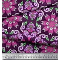 thumbnail image 3 of Soimoi Georgette Viscose Fabric Mandala Ethnic Print Fabric by Yard 42 Inch Wide, 3 of 3